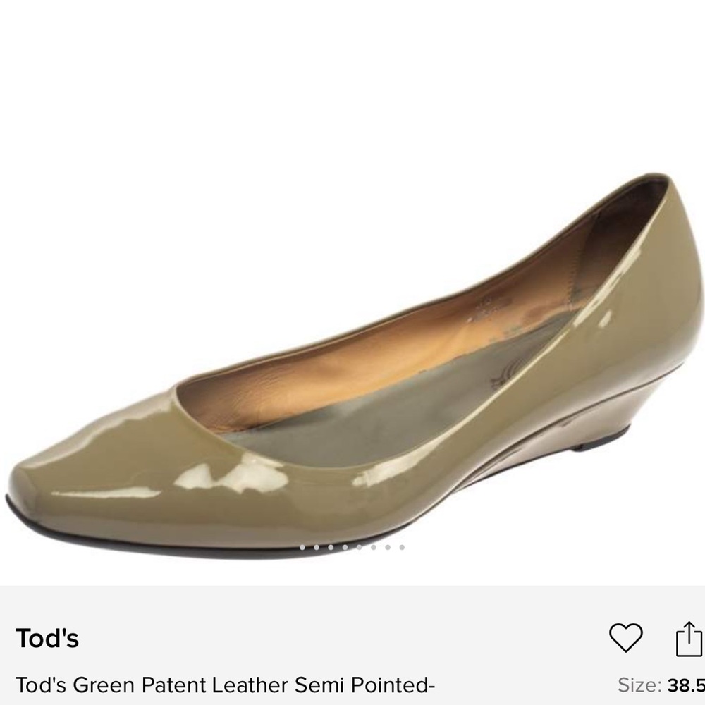 TOD’S Green patent ZS 36.5